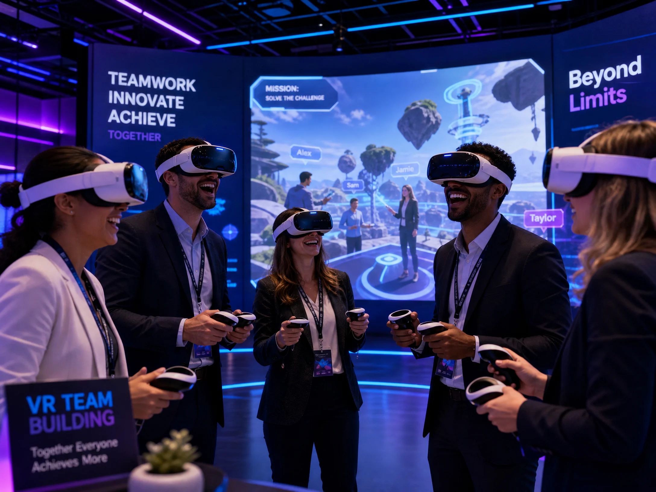 世界500​强企业VR团建案例﻿